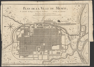 Plan de la ville de Meaco
