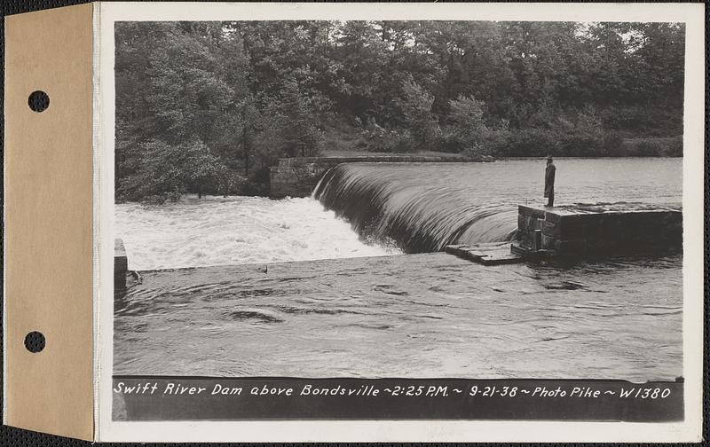 Swift River dam above Bondsville, Bondsville, Palmer, Mass., 2:25 PM ...