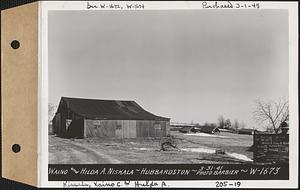 Waine C. and Hilda A. Niskala, barn, Hubbardston, Mass., Mar. 31, 1941