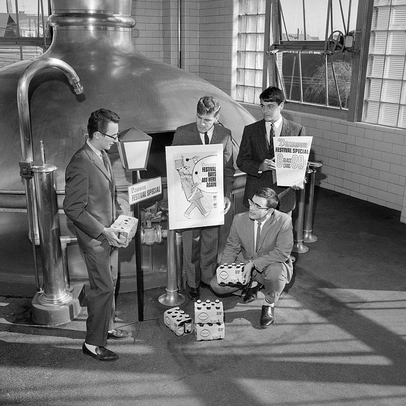 Southeastern Massachusetts Technological Institute students at Dawson Brewery, New Bedford