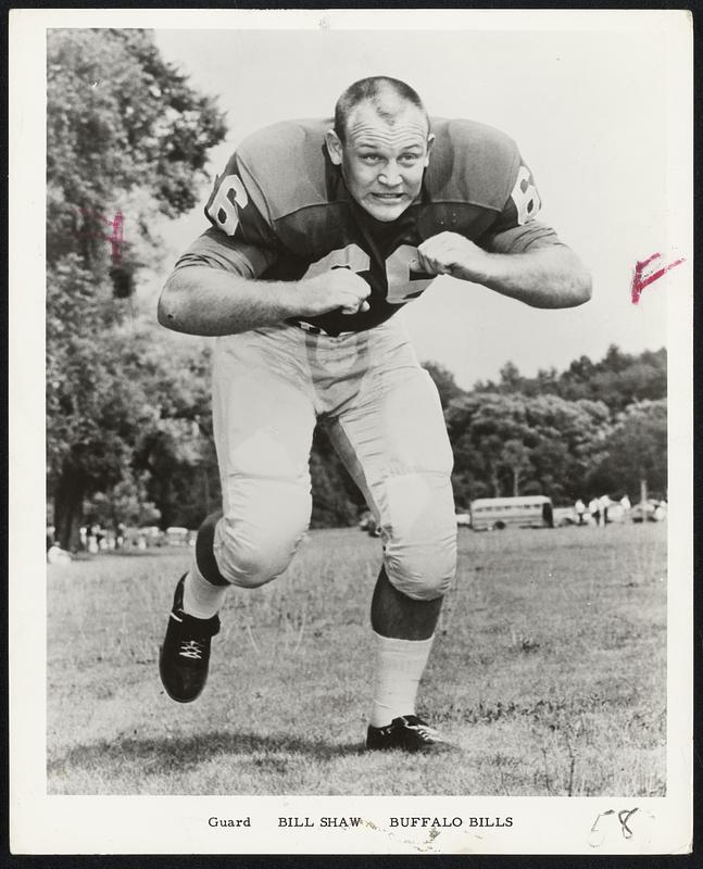 Guard Bill Shaw Buffalo Bills