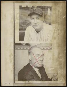 Former Yankee pitching star Charles "Red" Ruffing (Top, '36;Bottom,'67) was named 2/16 to baseball's Hall of Fame. Ruffing was elected in runoff balloting by the Baseball Writers' Association.