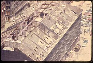 Mercantile Wharf buildings from the Custom House Tower Boston North End