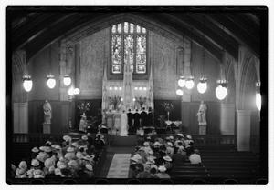 Wedding, daughter of Mrs. Richard Howard taken at Presentation Church Oak Sq. Brighton