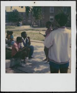 Hanging out in Newtowne Court, 1998