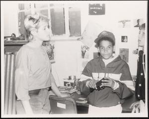 Susan and photography students