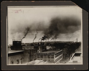 Bird's Eye View of Commercial Rooftops, New Bedford