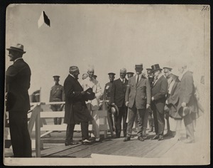President Harding in Plymouth, Massachusetts