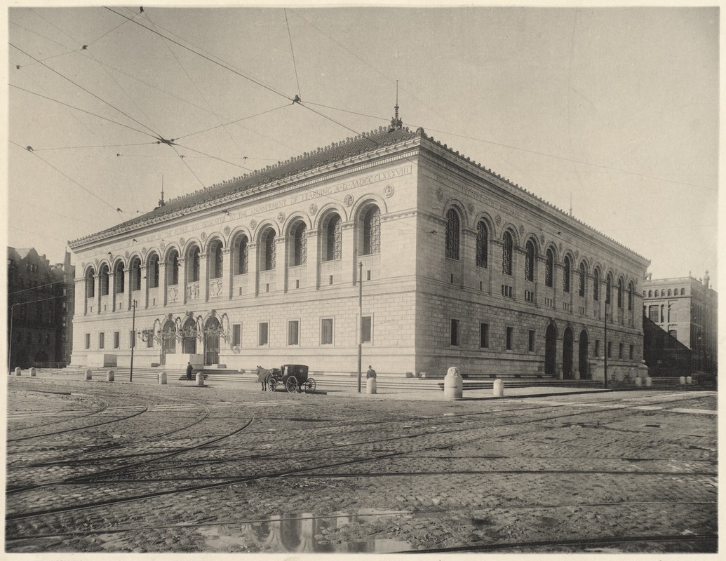 Boston Public Library.