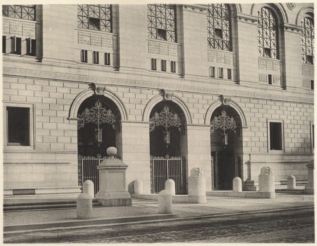 Boylston street entrance.