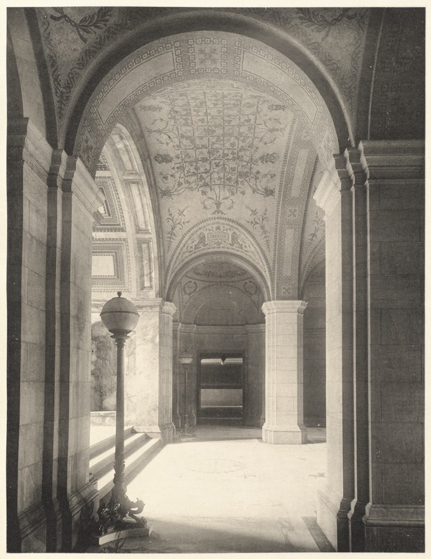 Corridor in entrance hall.