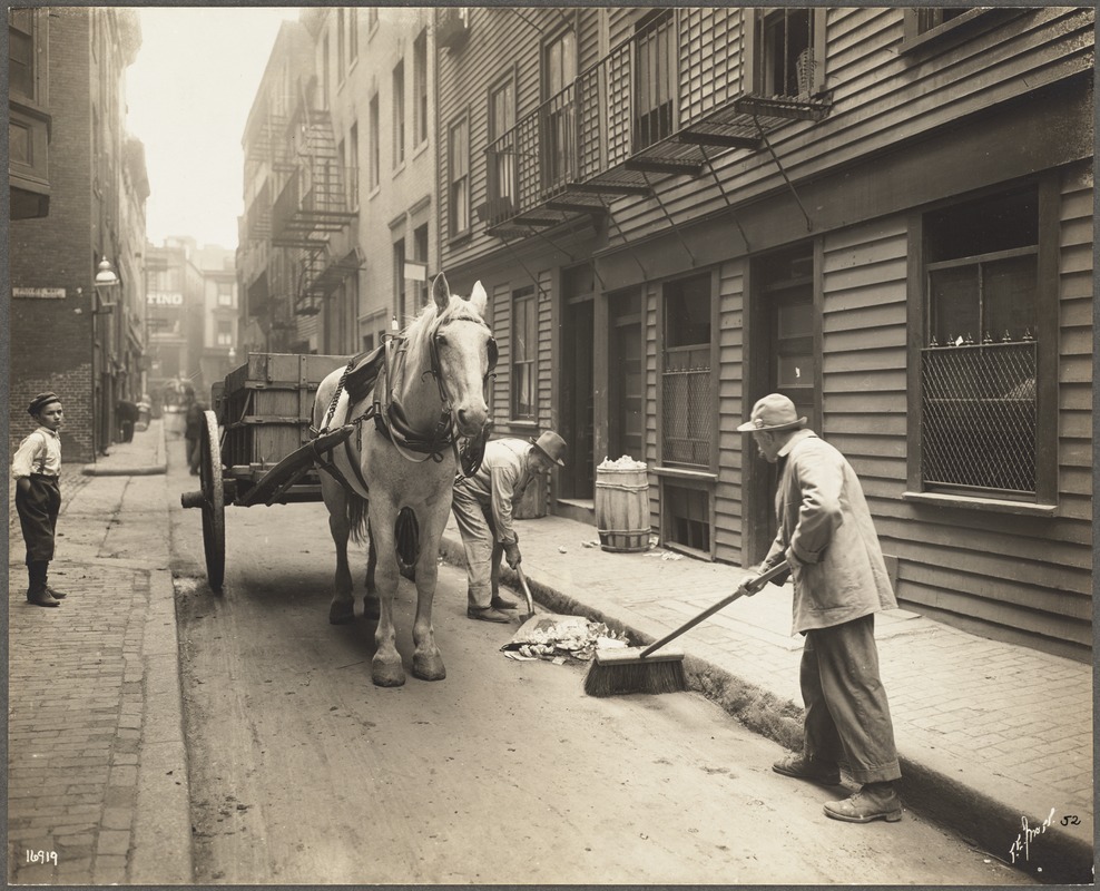 Boston slums, 1909