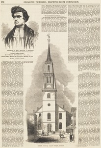 Portrait of Rev. William T. Smithett ; Christ Church, Salem Street, Boston