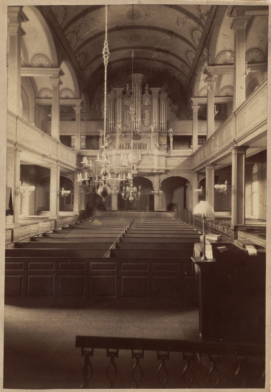 Christ Church, Salem St., Boston. Interior