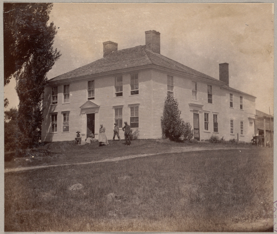 Home of John with Mr. Lewis Page Dunbarton N.H. (Miss