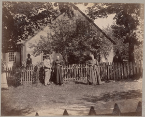 Home of Maggie Faulkner with Mr. Edwin Blanchard - Francestown - N.H.