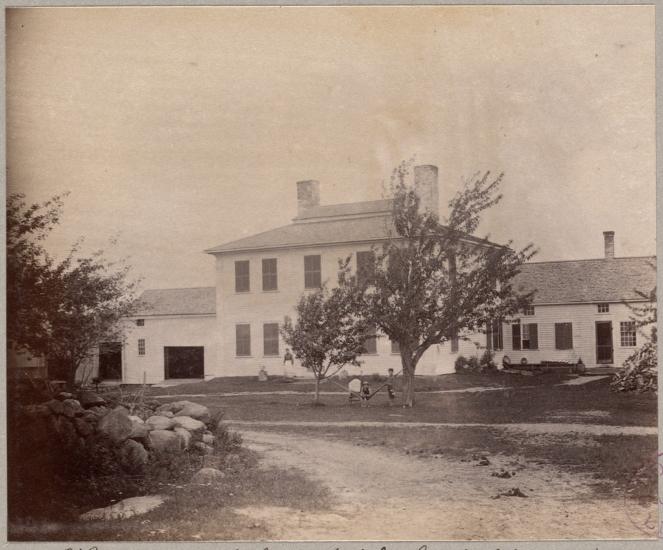 Home of John McCerillis with Mr. Alfred W. Neale - So. Royalston - Mass.