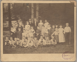 Group portrait of children from the North End Mission