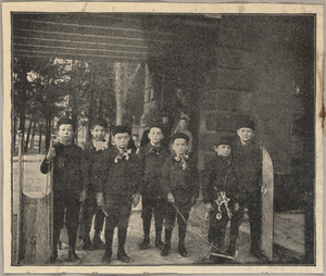 Portrait of boys from the North End Mission