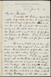 Letter from William Lloyd Garrison, to Wendell Phillips Garrison, June 8, 1870