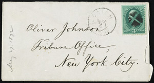 Letter from William Lloyd Garrison, Roxbury, [Mass.], to Oliver Johnson, May 27, 1872