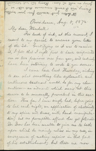 Letter from William Lloyd Garrison, Providence, [R.I.], to Wendell Phillips Garrison, Aug. 5, 1874