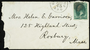 Letter from William Lloyd Garrison, Old Orchard House, [Maine], to Helen Eliza Garrison, July 15, [1875]