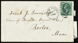 Letter from William Lloyd Garrison, New York, to Francis Jackson Garrison, May 7, 1878