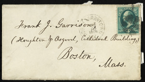 Letter from William Lloyd Garrison, Tarrytown, [N.Y.], to Francis Jackson Garrison, Sept. 9, 1878