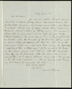 Letter from Emma C. Willard, Uxbridge, [Mass.], to Maria Weston Chapman, June 9, [18]45