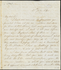 Letter from William Henry Ashurst, London?, England], to William Lloyd Garrison, 26th July 1840