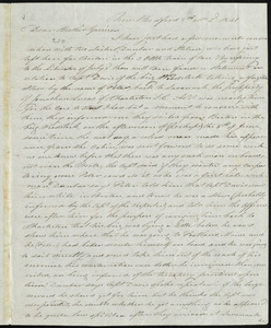 Letter from John Bailey, New Bedford, [Mass.], to William Lloyd Garrison, 8th mo[nth] 2'd [day] 1841