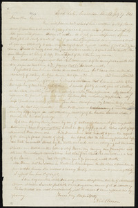 Letter from Abel Brown, Sand Lake, Rensselaer Co[unty], N.Y., to William Lloyd Garrison, July 27, 1841