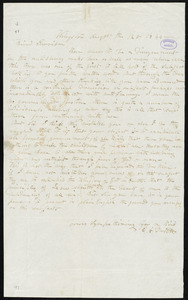 Letter from E. H. Bartlett, Kingston, [Mass.], to William Lloyd Garrison, August the 12th 1844