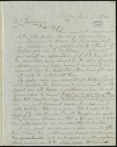 Letter from Macon B. Allen, Boston, [Mass.], to William Lloyd Garrison, June 1, 1846