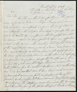 Letter from Mary Carpenter, Bristol, [England], to William Lloyd Garrison, Sept. 3, 1846