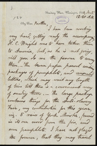 Letter from Philip Pearsall Carpenter, Academy Place, Warrington, [England], to William Lloyd Garrison, 1846, Nov. 2, 12:20 A.M.