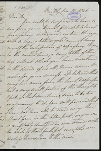 Letter from Mary Carpenter, Bristol, [England], to William Lloyd Garrison, Nov. 12, 1846