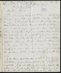 Letter from Francis Bishop, Exeter, [England], to William Lloyd Garrison, 3rd Dec. 1846