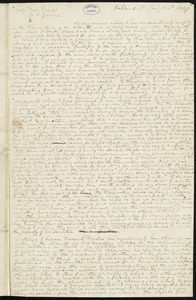 Letter from Abraham Brooke, Oakland, O[hio], to William Lloyd Garrison, Jan'y 28th, 1847