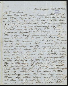 Letter from William Wells Brown, Newburyport, [Mass.], to William Lloyd Garrison, Sept. 15th, 1848