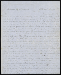 Letter from Thomas Burrows, Pittsburgh, to William Lloyd Garrison, May 26, 1853