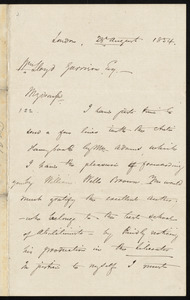 Letter from Frederick William Chesson, London, [England], to William Lloyd Garrison, 28th August 1854