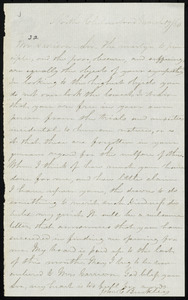 Letter from John C. Buckley, North Chelmsford, to William Lloyd Garrison, March 19, [18]60