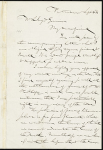Letter from Gerrit Smith, to William Lloyd Garrison, Sept. 8, [18]61