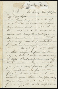 Letter from Benjamin Gratz Brown, St. Louis, [Mo.], to William Lloyd Garrison, Nov. 21, 1863