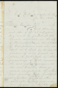 Letter from Jehiel Claflin, East Westmoreland, N.H., to William Lloyd Garrison, Nov. 28, 1863