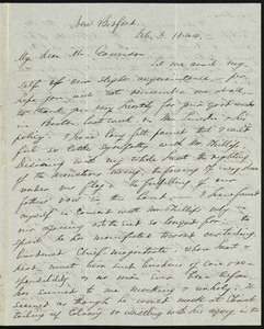 Letter from Henry C. Badger, New Bedford, [Mass.], to William Lloyd Garrison, Feb. 3, 1864