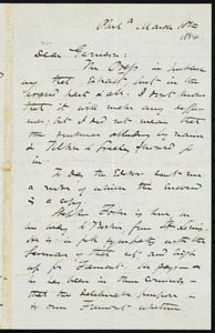 Letter from James Miller M'Kim, Phil[adelphi]a, [Pa.], to William Lloyd Garrison, March 18th, [1864]