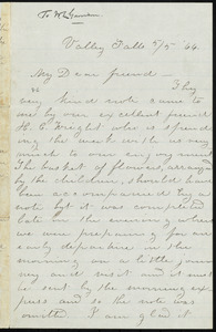 Letter from Elizabeth Buffum Chace, Valley Falls, to William Lloyd Garrison, 5 / 5 [18]64